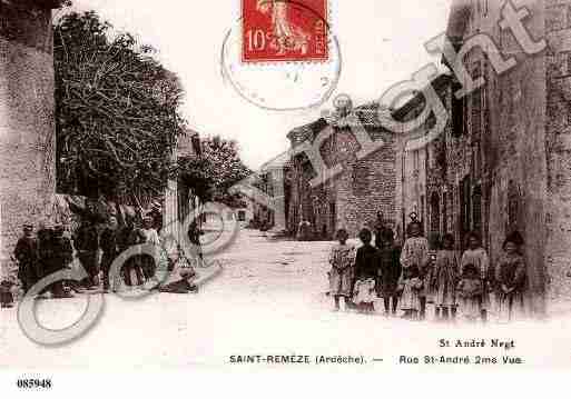 Ville de SAINTREMEZE, carte postale ancienne Ville de SAINTREMEZE, carte postale ancienne