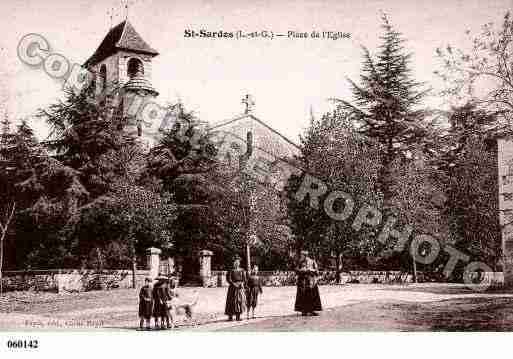 Ville de SAINTSARDOS, carte postale ancienne