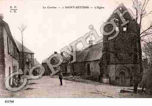 Ville de SAINTSETIERS, carte postale ancienne