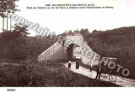 Ville de SAINTEGENEVIEVEDESBOIS, carte postale ancienne Ville de SAINTEGENEVIEVEDESBOIS, carte postale ancienne