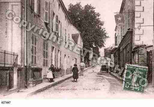 Ville de SALORNAYSURGUYE, carte postale ancienne