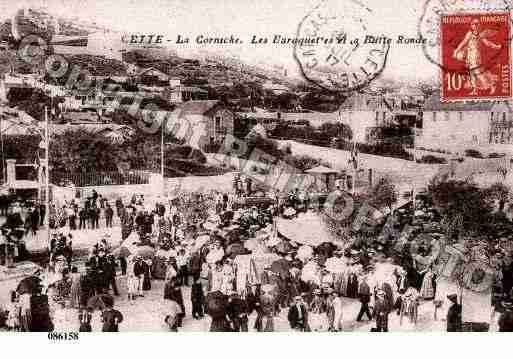 Ville de SETE, carte postale ancienne