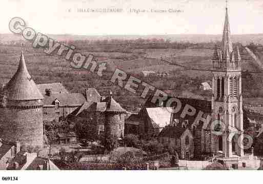 Ville de SILLELEGUILLAUME, carte postale ancienne