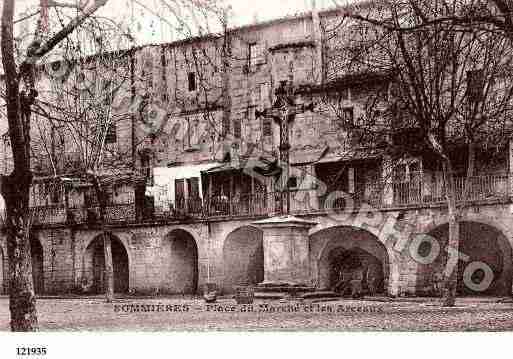 Ville de SOMMIERES, carte postale ancienne