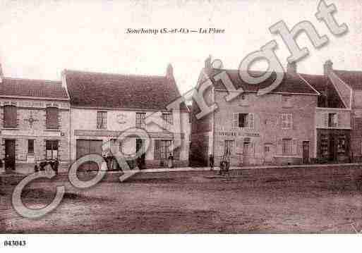 Ville de SONCHAMP, carte postale ancienne