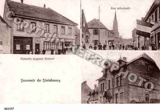 Ville de STEINBOURG, carte postale ancienne