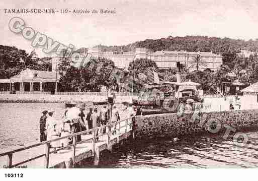 Ville de TAMARIS, carte postale ancienne