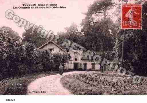 Ville de TOUQUIN, carte postale ancienne