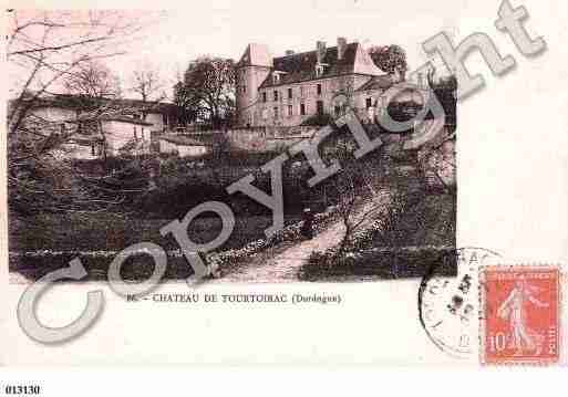 Ville de TOURTOIRAC, carte postale ancienne