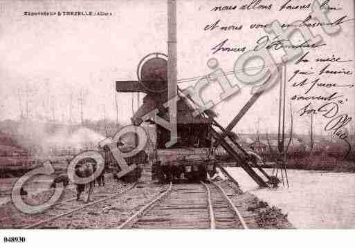 Ville de TREZELLES, carte postale ancienne