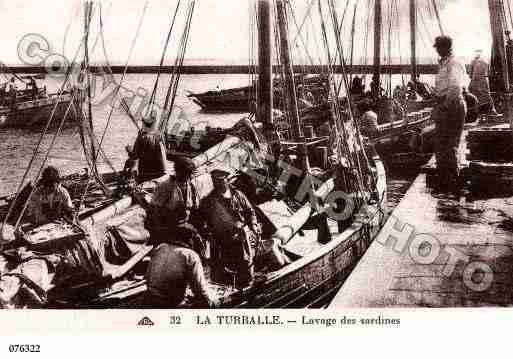 Ville de TURBALLE(LA), carte postale ancienne