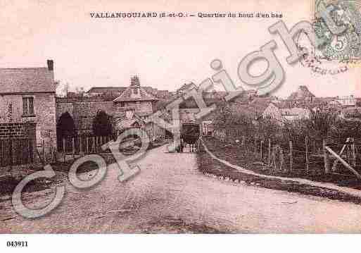 Ville de VALLANGOUJARD, carte postale ancienne Ville de VALLANGOUJARD, carte postale ancienne