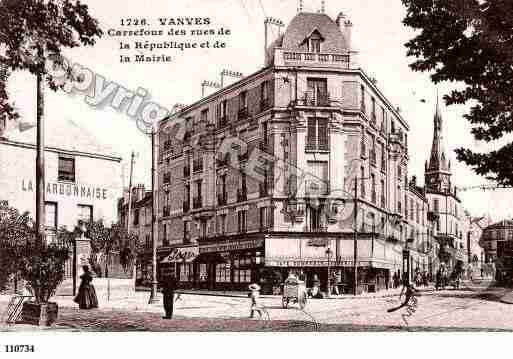 Ville de VANVES, carte postale ancienne