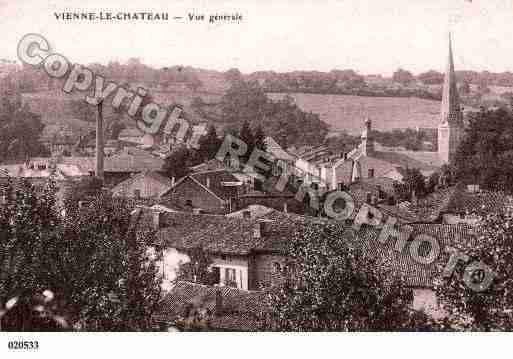 Ville de VIENNELECHATEAU, carte postale ancienne