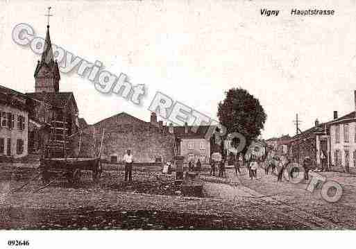 Ville de VIGNY, carte postale ancienne