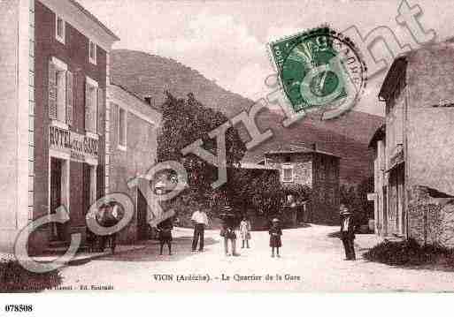 Ville de VION, carte postale ancienne