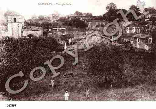 Ville de XAINTRAY, carte postale ancienne