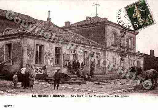 Ville de XIVRAYETMARVOISIN, carte postale ancienne