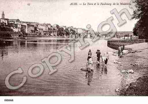 Ville de ALBI, carte postale ancienne