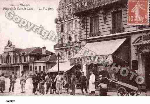 Ville de ANGERS, carte postale ancienne