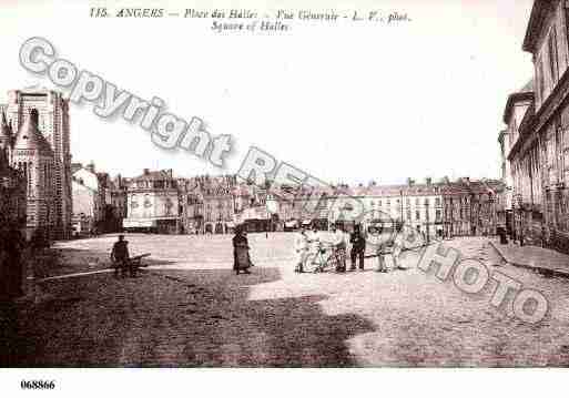 Ville de ANGERS, carte postale ancienne