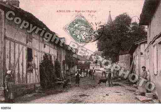 Ville de ANGLUS, carte postale ancienne