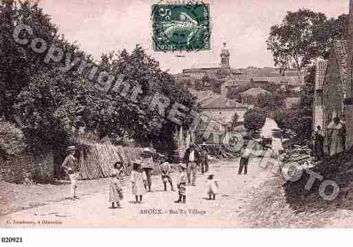 Ville de ANOUX, carte postale ancienne