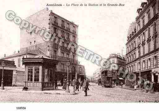 Ville de ASNIERESSURSEINE, carte postale ancienne