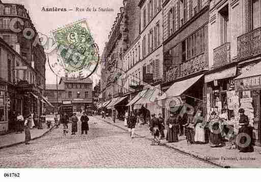 Ville de ASNIERESSURSEINE, carte postale ancienne