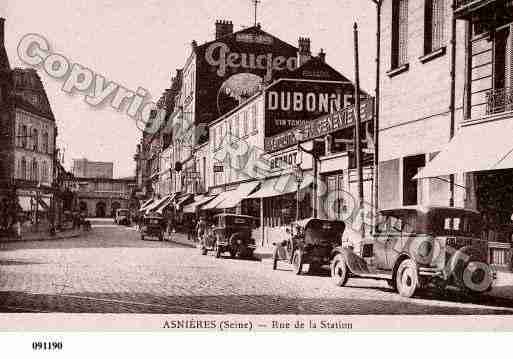 Ville de ASNIERESSURSEINE, carte postale ancienne