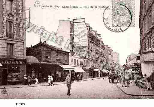 Ville de ASNIERESSURSEINE, carte postale ancienne