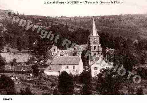 Ville de AUZERS, carte postale ancienne