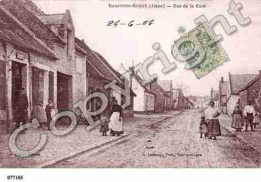 Ville de BARENTONSURSERRE, carte postale ancienne