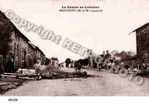 Ville de BEAUMONT, carte postale ancienne