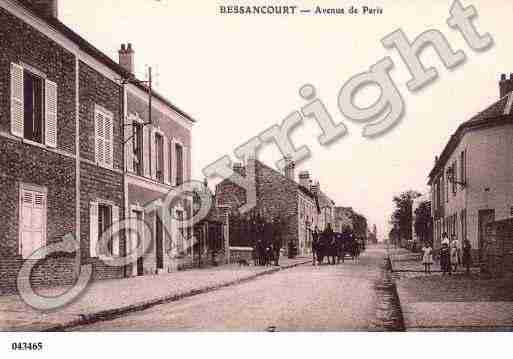 Ville de BESSANCOURT, carte postale ancienne