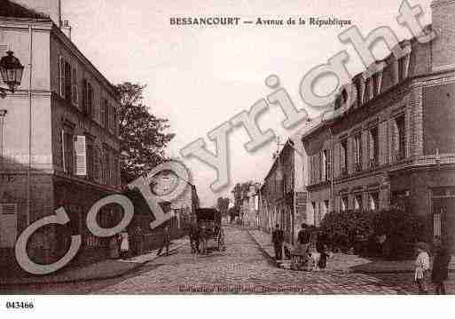 Ville de BESSANCOURT, carte postale ancienne