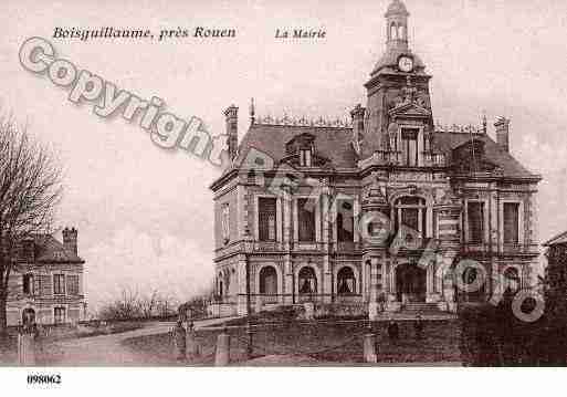 Ville de BOISGUILLAUME, carte postale ancienne