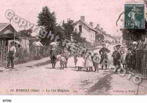 Ville de BORNEL, carte postale ancienne