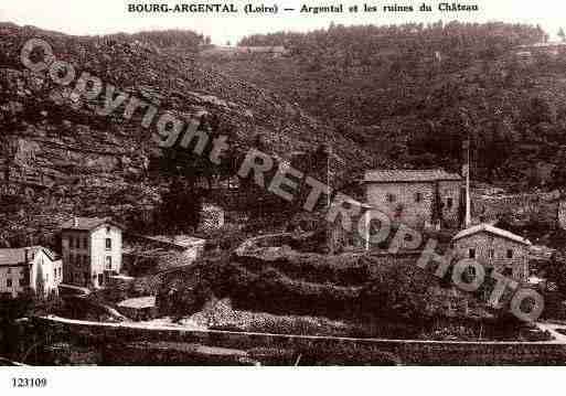 Ville de BOURGARGENTAL, carte postale ancienne