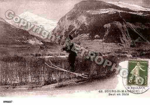 Ville de BOURGSAINTMAURICE, carte postale ancienne