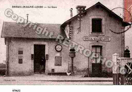 Ville de BREUILMAGNE, carte postale ancienne