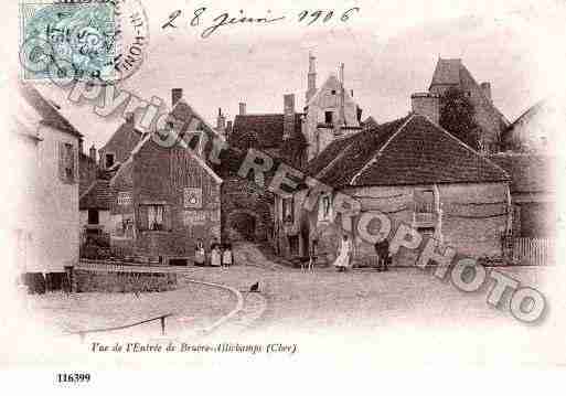 Ville de BRUEREALLICHAMPS, carte postale ancienne