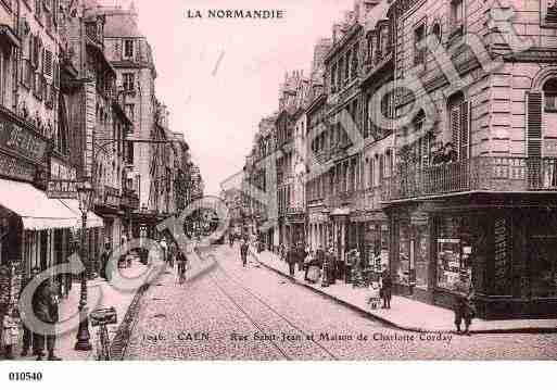 Ville de CAEN, carte postale ancienne