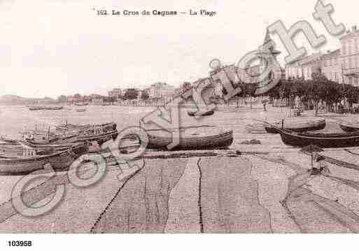Ville de CAGNESSURMER, carte postale ancienne