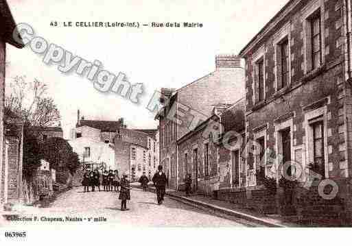 Ville de CELLIER(LE), carte postale ancienne