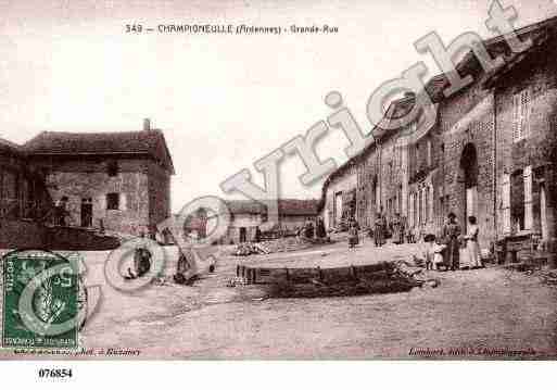 Ville de CHAMPIGNEULLE, carte postale ancienne