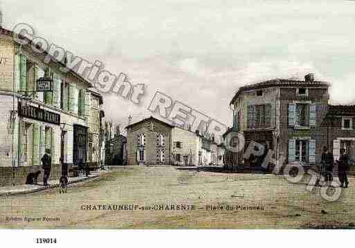 Ville de CHATEAUNEUFSURCHARENTE, carte postale ancienne