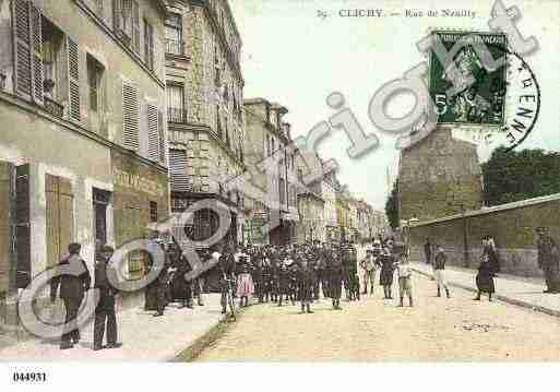 Ville de CLICHY, carte postale ancienne