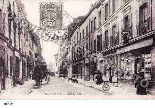 Ville de CLICHY, carte postale ancienne