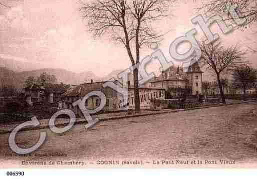 Ville de COGNIN, carte postale ancienne